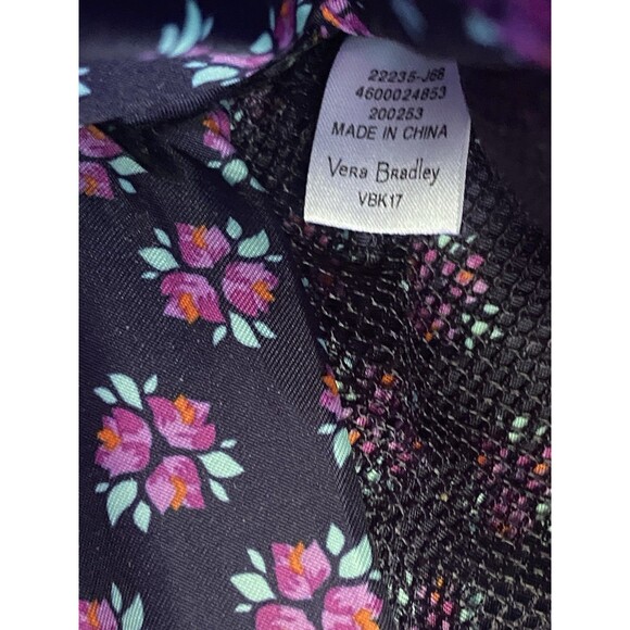 Vera Bradley Grand Traveler Weekender Bag Dream Paisley Purple Tapestry - Picture 12 of 16